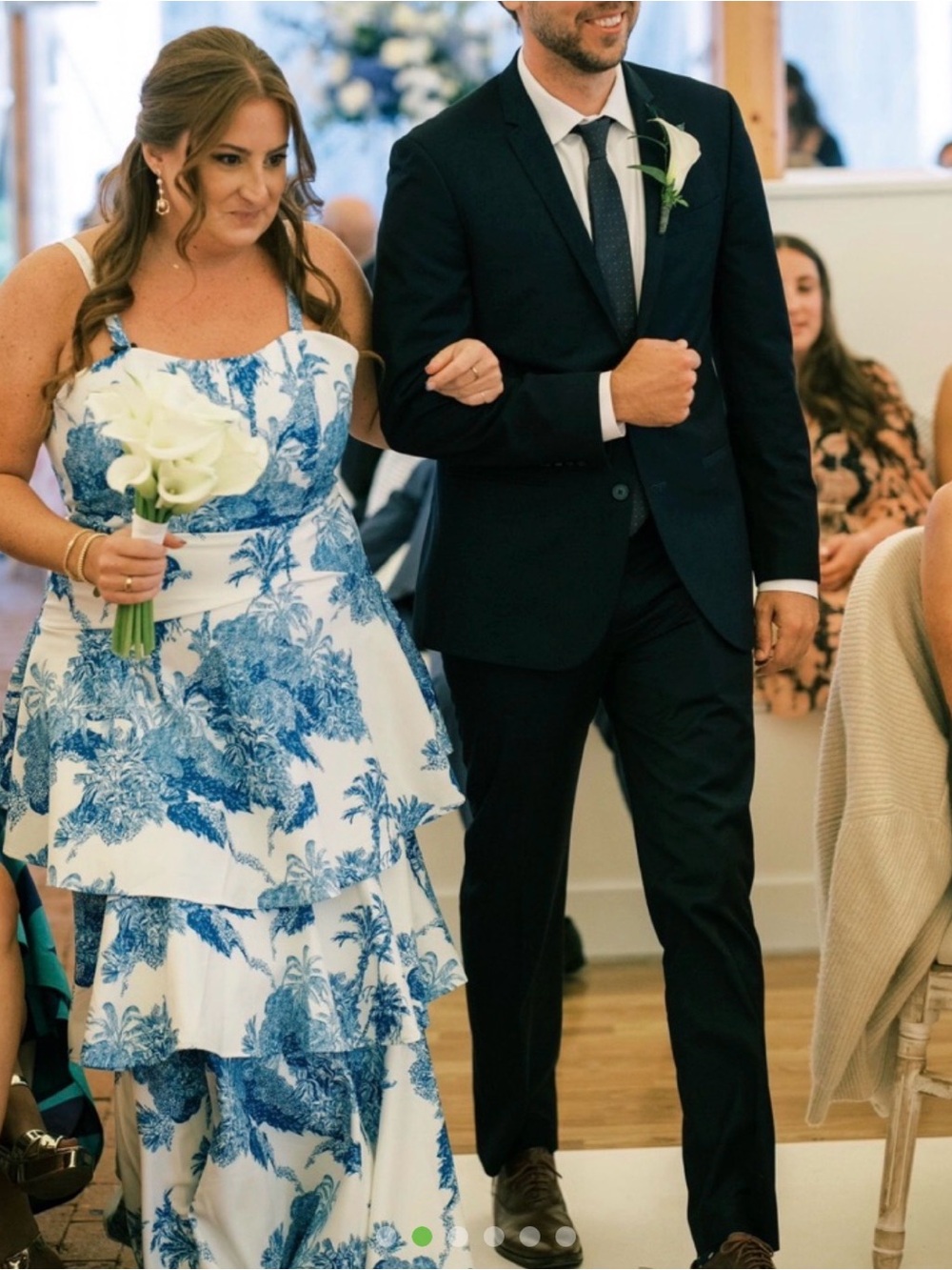 MESTIZA New York Torero Floral Gown